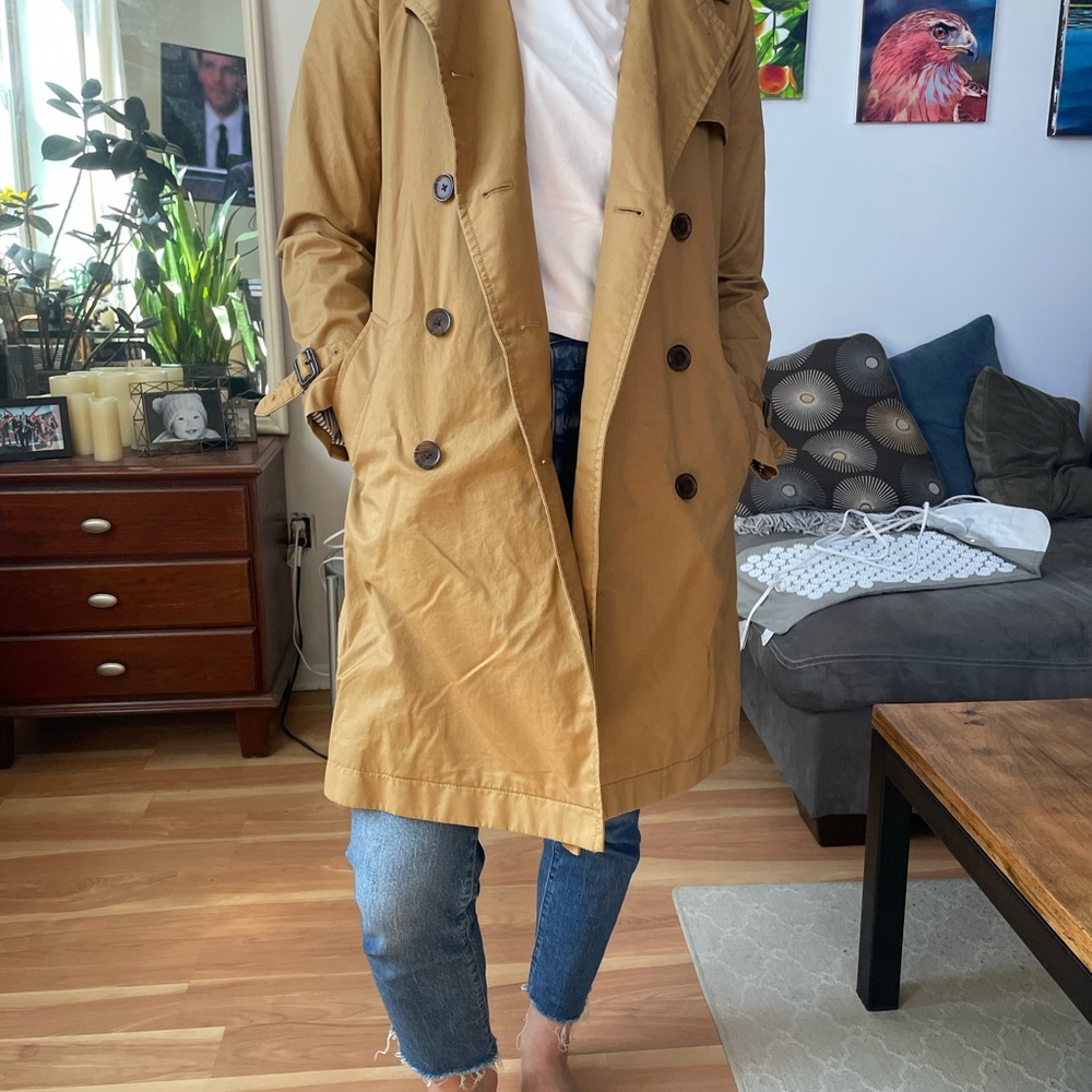 J. Crew City Trench Coat - Camel